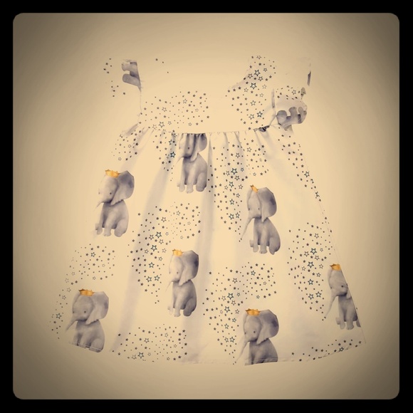Sold**Boutique flutter elephant princess dress 3 4 - Picture 1 of 4